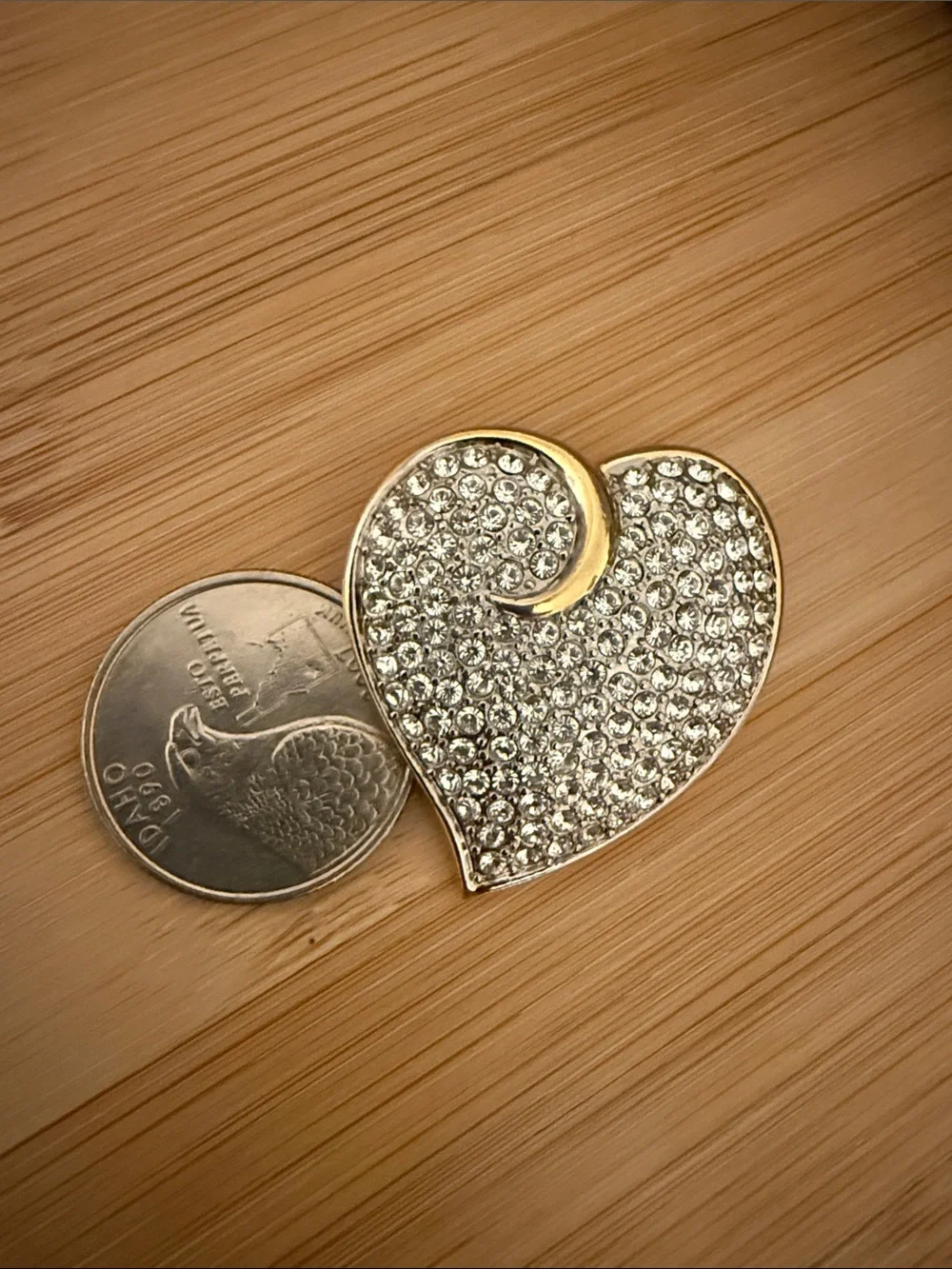 Vintage Gold-Tone Heart women’s Brooches by BUTEJ?
